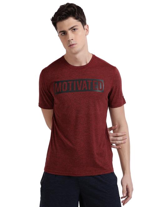 red chest print t-shirt - 17768814 - Very Small Image - 1