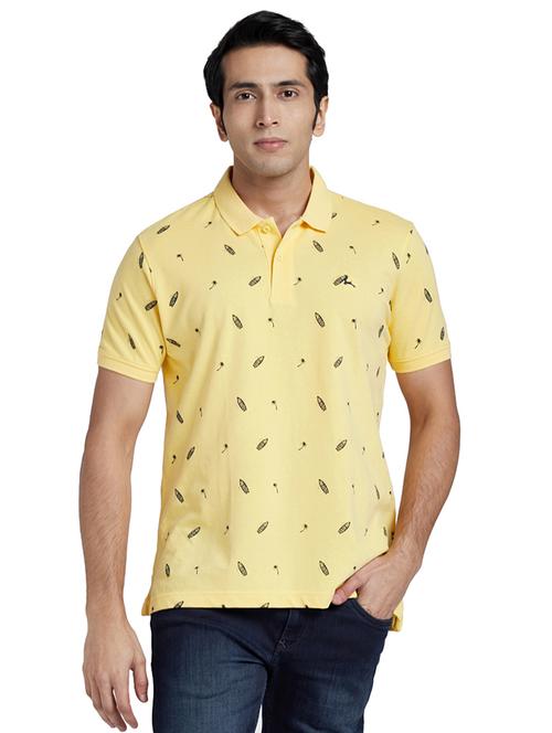 yellow striped polo t-shirt - 17768844 - Very Small Image - 1
