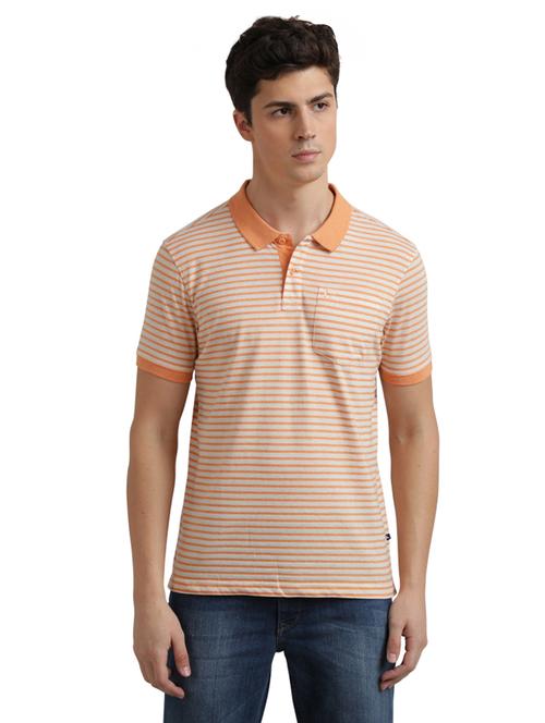 orange striped polo t-shirt - 17768857 - Very Small Image - 1