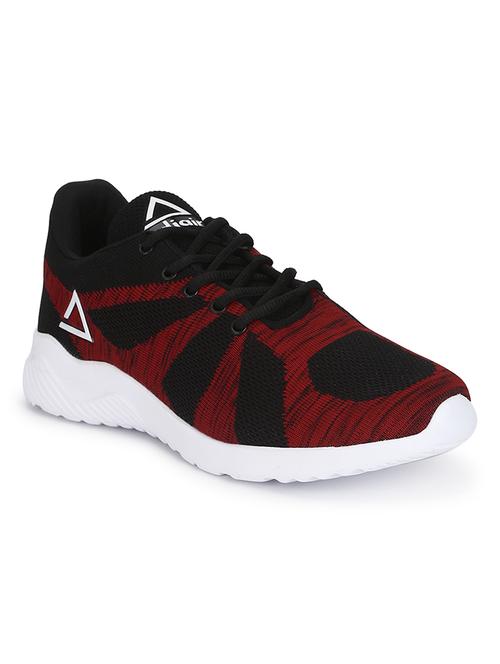 red polyester sport shoes - 17769781 - Very Small Image - 1