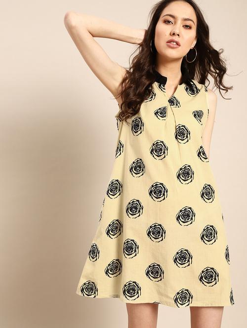 floral fit & flare dress - 17770054 - Very Small Image - 1