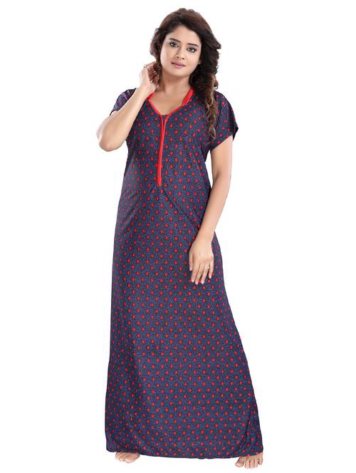 v-neck polka dot gown - 17772718 - Very Small Image - 1