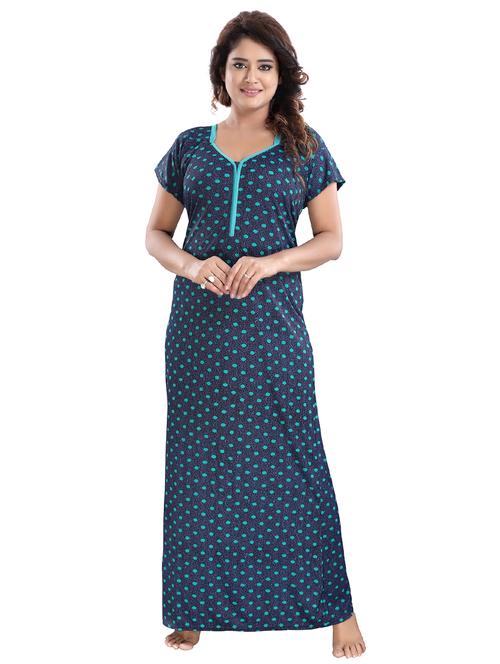 v-neck polka dot gown - 17772719 - Very Small Image - 1