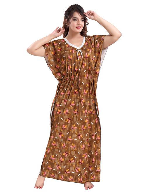 drawstring waist floral kimono - 17772721 - Very Small Image - 1