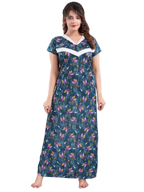 v-neck printed maternity wear - 17772929 - Very Small Image - 1