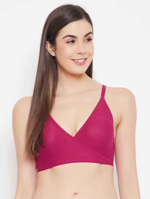overlap front maternity/nursing bra - 17773148 - Very Small Image - 1