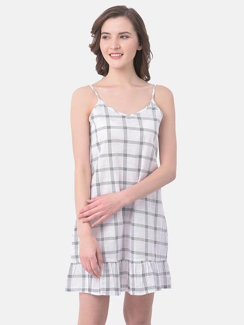 white checkered babydoll - 17773184 - Very Small Image - 1