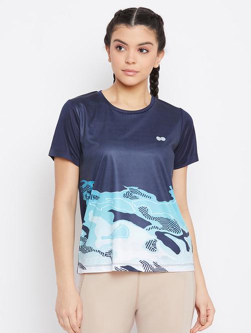round neck printed tee - 17773219 - Very Small Image - 1