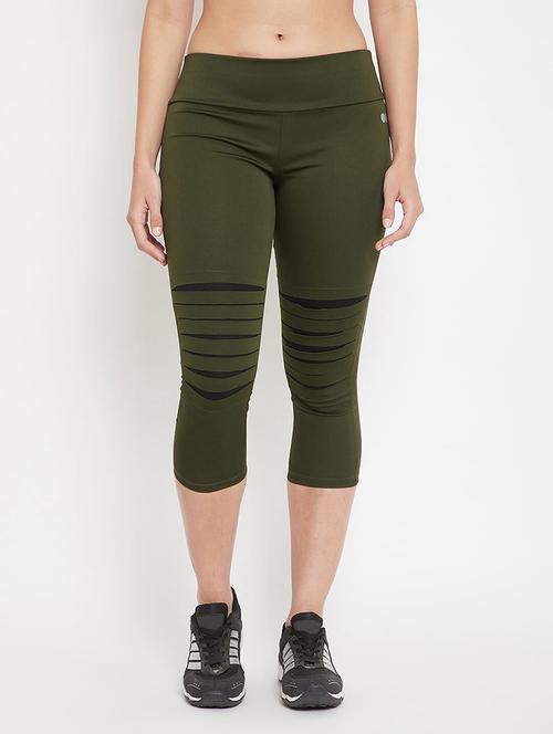 high rise solid capri pant - 17773382 - Very Small Image - 1