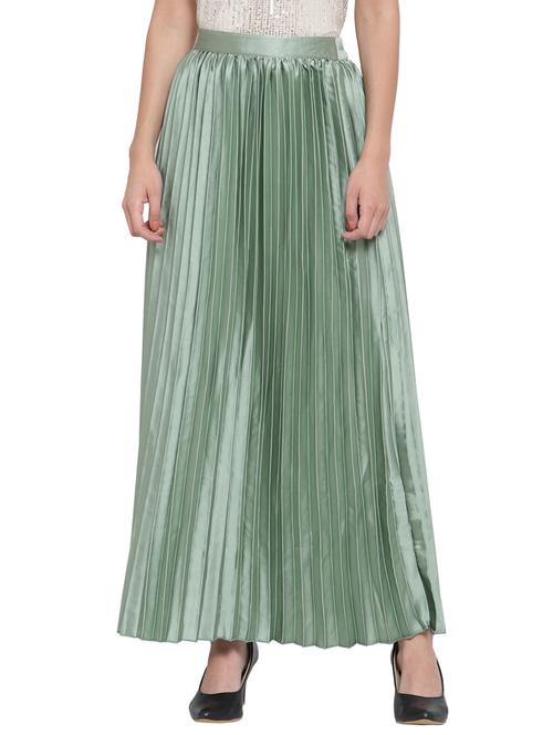 high rise pleated skirt - 17773493 - Very Small Image - 1