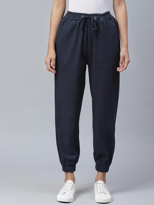 drawstring waist solid jogger - 17773527 - Very Small Image - 1