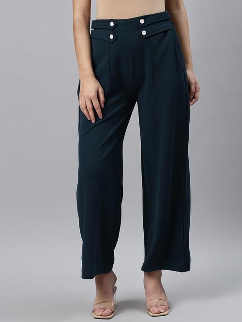 high rise wide leg trouser - 17773528 - Very Small Image - 1