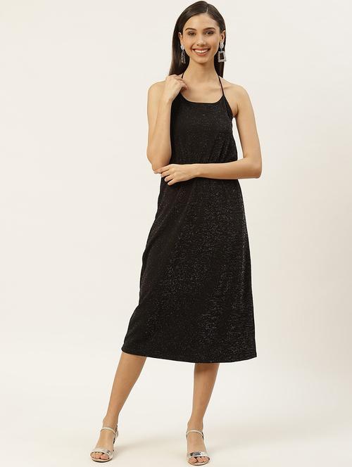 maroon solid sheath dress - 17775221 - Very Small Image - 1