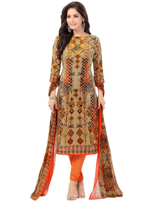 printed unstitched suit - 17775388 - Very Small Image - 1
