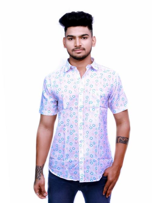 darkblue cotton shirt - 17776688 - Very Small Image - 1