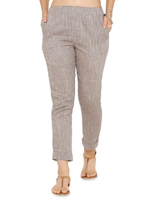 mid rise cigarette pants trouser - 17778916 - Very Small Image - 1