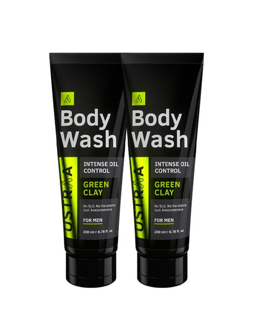 ustraa body wash-green clay 200 ml (pack of 2) - 17782543 - Very Small Image - 1