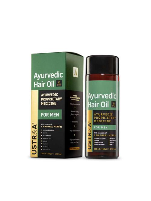 ustraa ayurvedic hair oil 200ml - with 8 natural herb extracts - 17782640 - Very Small Image - 1
