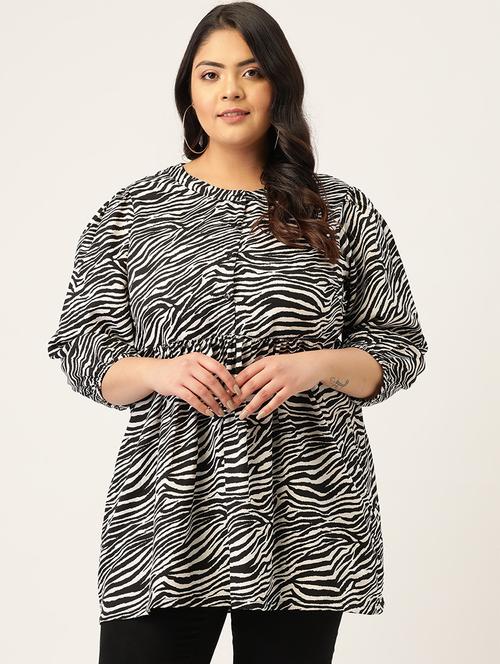 mandarin neck animal top - 17782663 - Very Small Image - 1