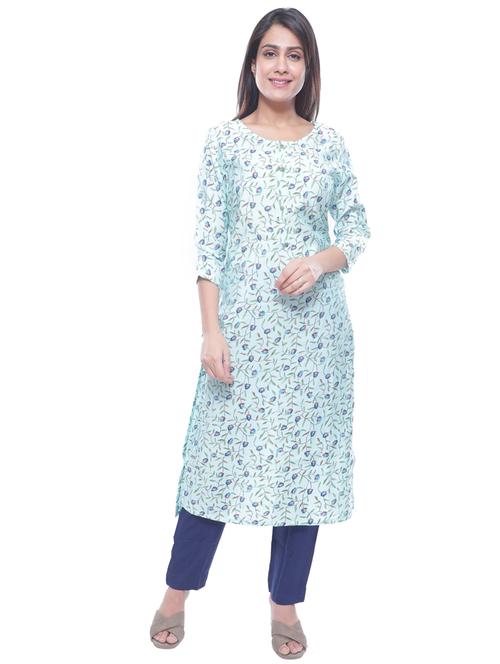 floral kurta pant set - 17782888 - Very Small Image - 1