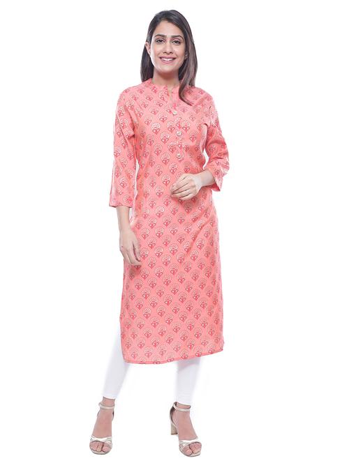 printed straight kurta - 17782903 - Very Small Image - 1