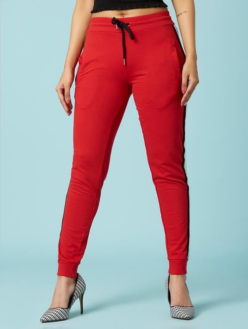 drawstring waist track pant - 17783324 - Very Small Image - 1
