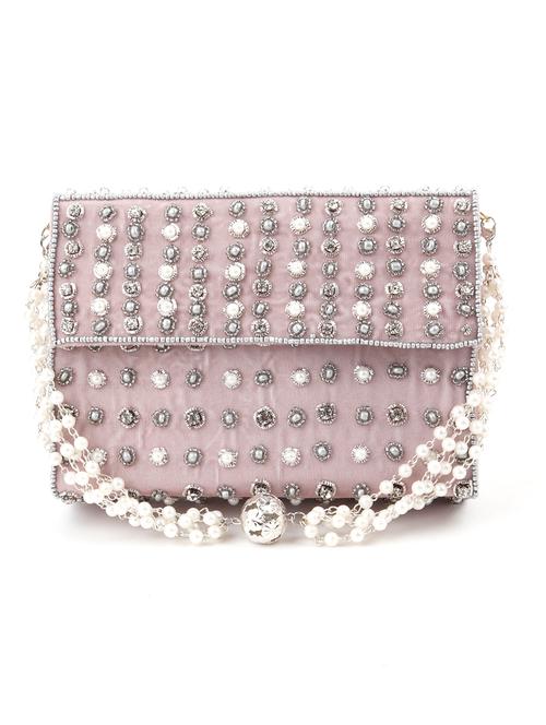 purple polyester handbag - 17785058 - Very Small Image - 1
