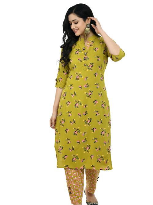 ilisha women’s rayon kurta & palazzo/ladies - 17785299 - Very Small Image - 1
