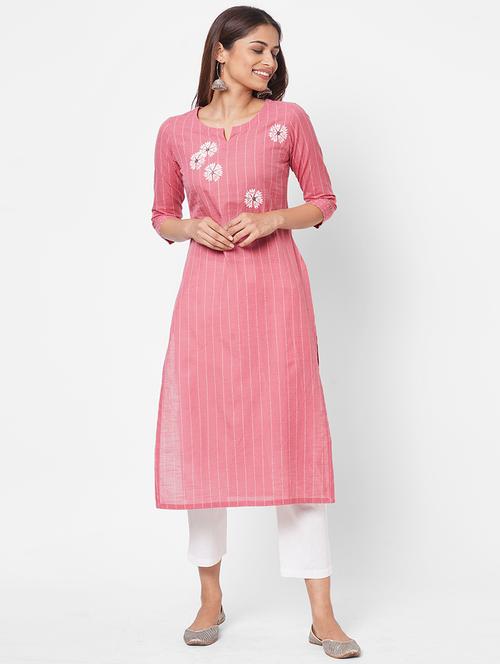 printed straight kurta - 17785746 - Very Small Image - 1
