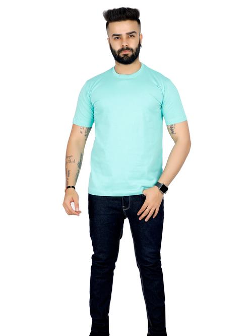 lightblue slub tshirt - 17786086 - Very Small Image - 1