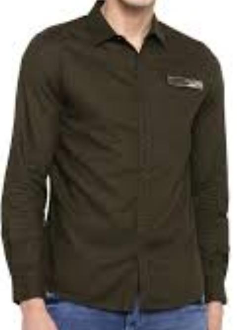 casual shirt brown color - 17786337 - Very Small Image - 1