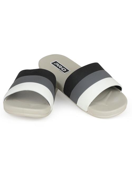 grey pvc slip on slippers - 17786744 - Very Small Image - 1