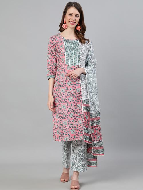floral suit set - 17790174 - Very Small Image - 1
