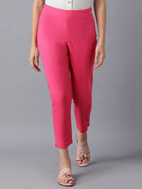mid rise flat front trouser - 17790722 - Very Small Image - 1