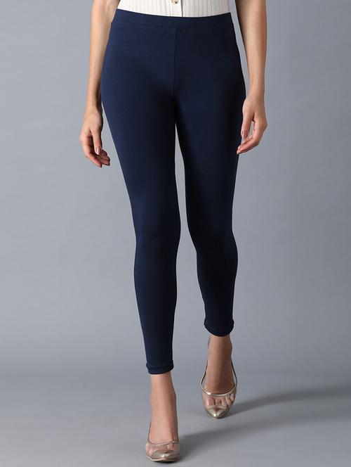dark blue solid legging - 17790820 - Very Small Image - 1
