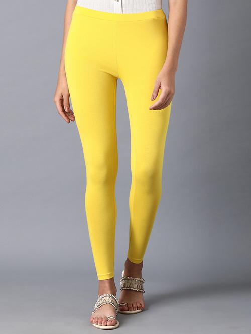yellow solid legging - 17790825 - Very Small Image - 1