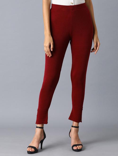 red solid legging - 17790839 - Very Small Image - 1