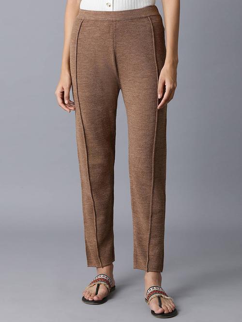 beige solid legging - 17790845 - Very Small Image - 1