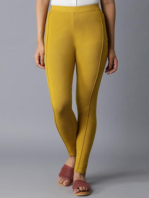 yellow solid legging - 17790846 - Very Small Image - 1