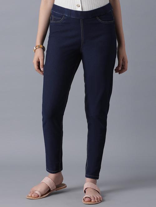 dark blue solid jegging - 17790863 - Very Small Image - 1