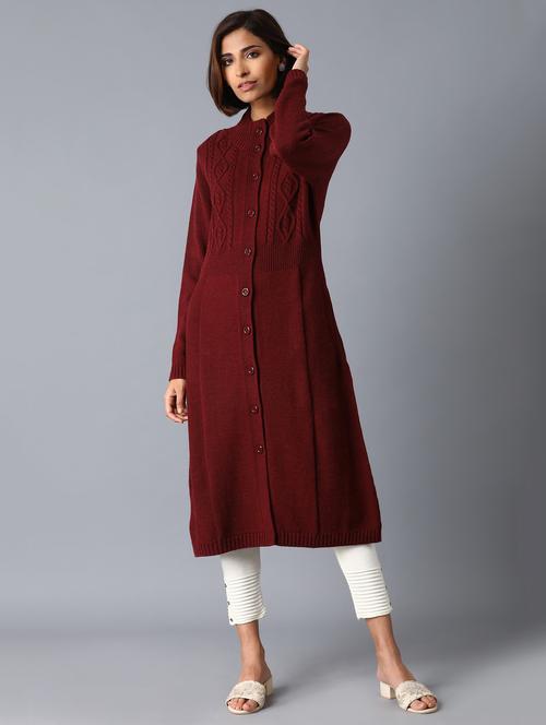 red acrylic jacket - 17791034 - Very Small Image - 1