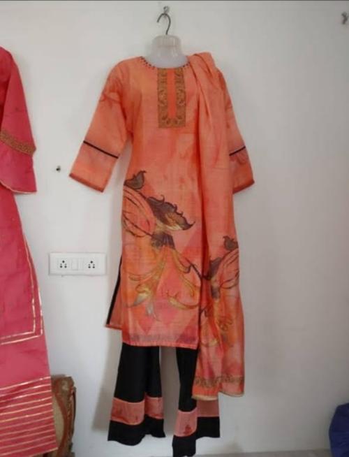 cream silk kurta - 17791078 - Very Small Image - 1