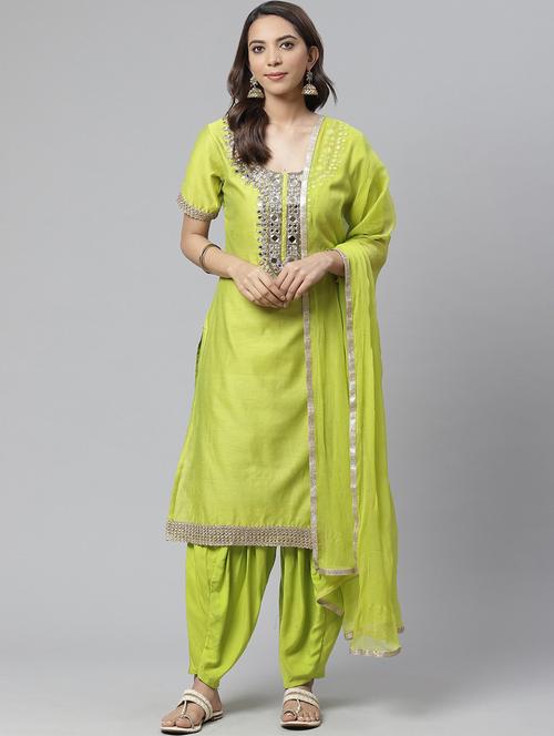 embroidered unstitched suit set - 17792663 - Very Small Image - 1