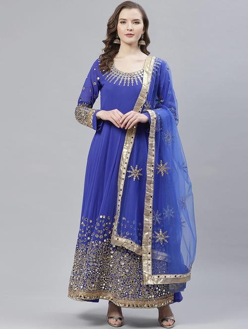 embroidered unstitched suit set - 17792738 - Very Small Image - 1