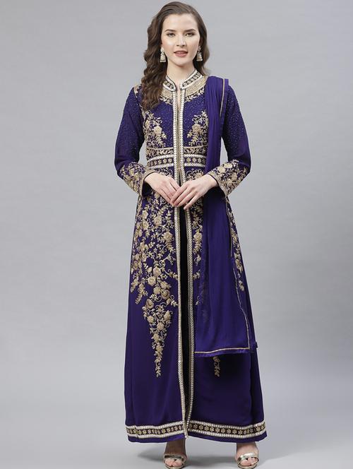 embroidered unstitched suit set - 17792766 - Very Small Image - 1