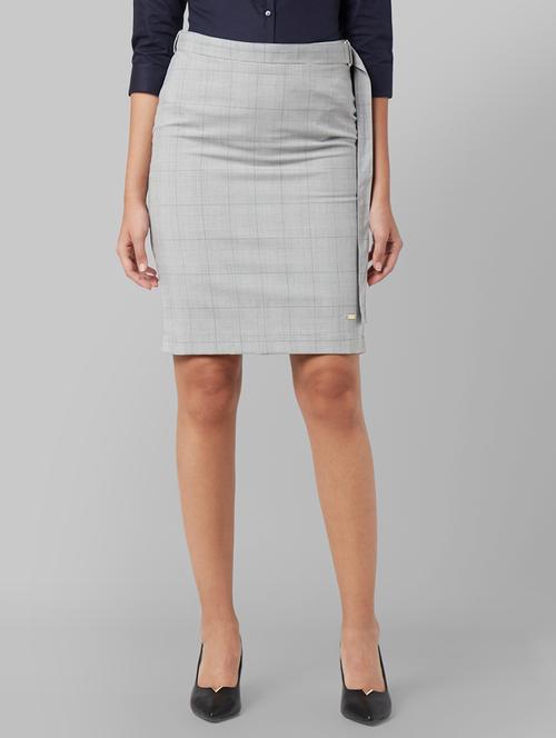 high rise checkered pencil skirt - 17793003 - Very Small Image - 1