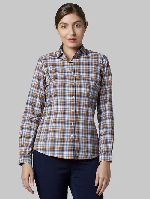 long sleeved checkered shirt - 17793152 - Very Small Image - 1