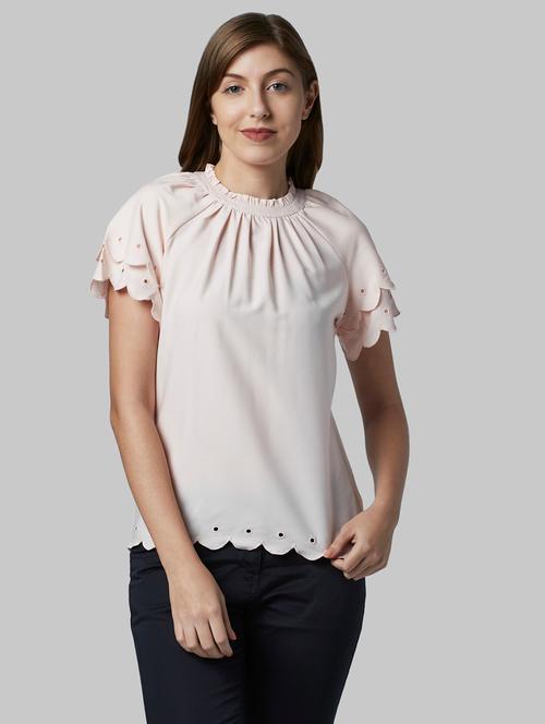 raglan sleeved solid top - 17793201 - Very Small Image - 1