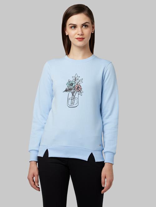 crew neck printed sweatshirt - 17793221 - Very Small Image - 1