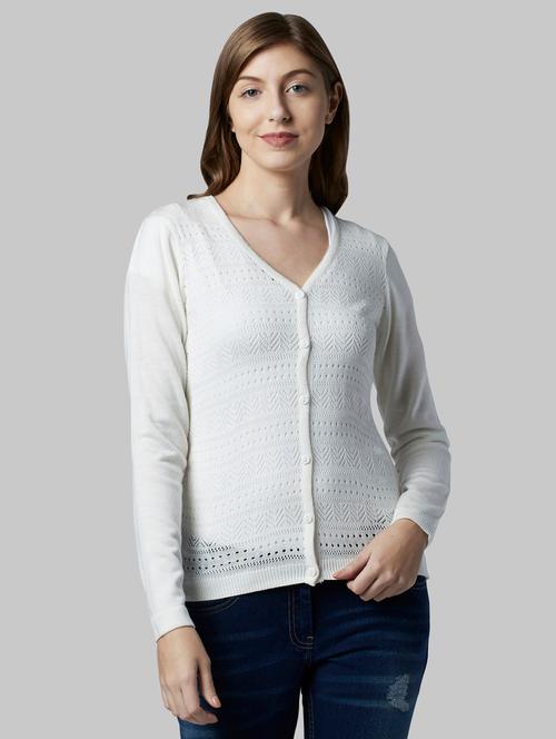 v-neck textured pullover - 17793266 - Very Small Image - 1